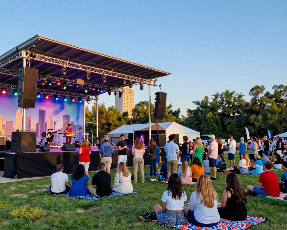 Band Stage Rental Houston